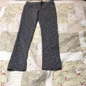 GapKids grey pants with stars on them